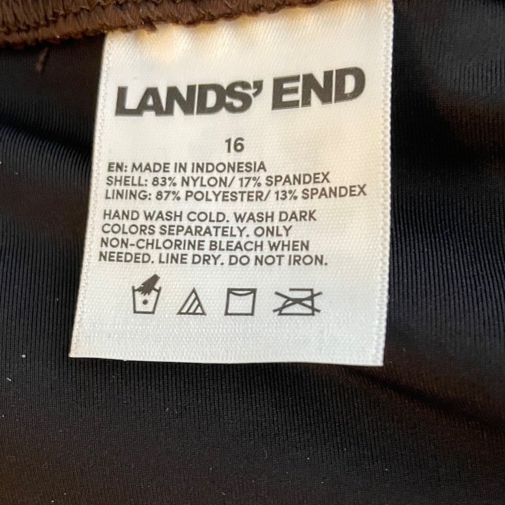 Lands' End Black and Brown Bikini Set - Picture 6 of 6